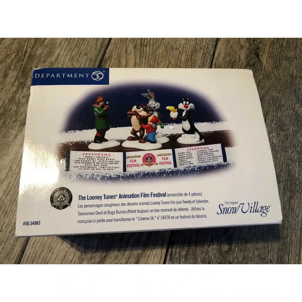 New Dept 56 Snow Village The Looney Tunes Animation Film Festival‎ #54983